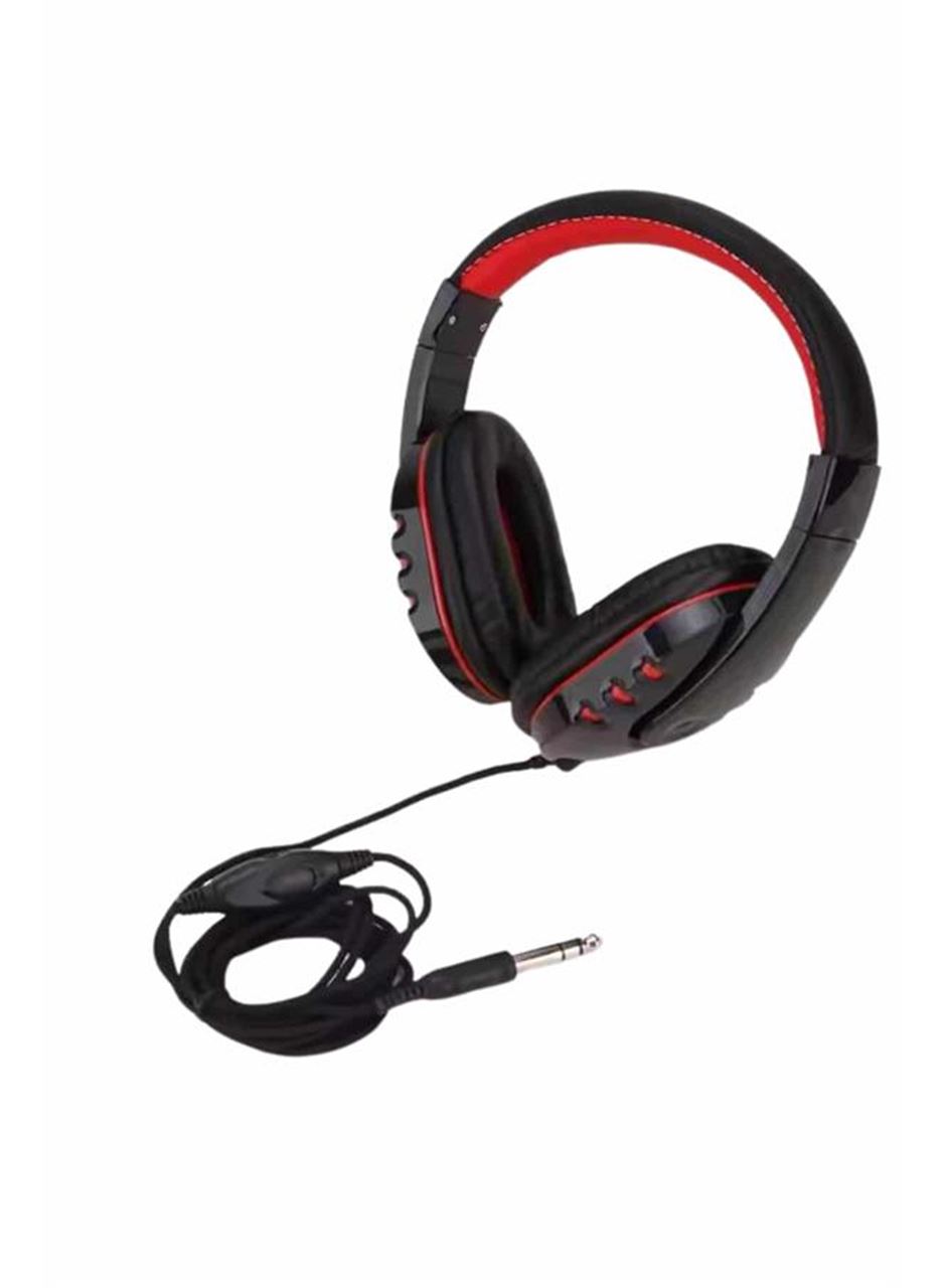 Oyuncu Kulaklığı Kulak Üstü Kablolu Stereo Mikrofonlu Yumuşak Kulak Yastığı