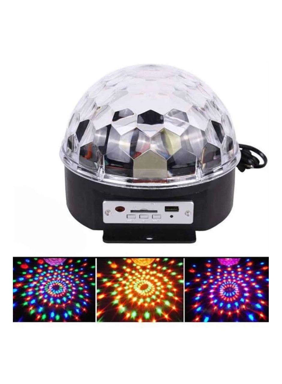 Led Işık Disko Topu Bluetooth Hoparlörlü USB Müzik Çalar Kumandalı