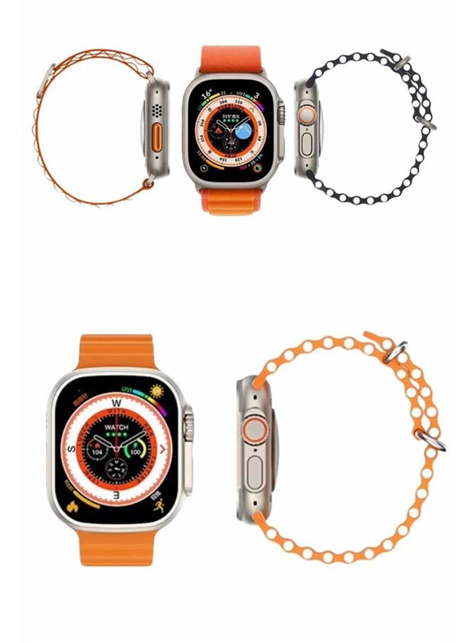 yeni nesil Akıllı Saat Android ve İOS Uyumlu 49 MM NFC Özelliği GPS Takibi