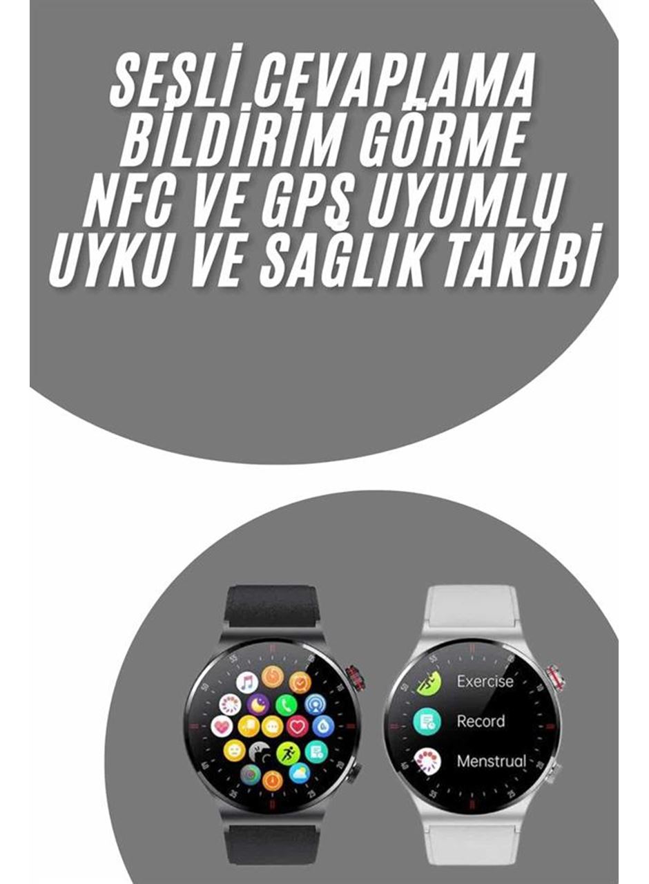 Akıllı Saat Uyku ve Sağlık Takibi NFC Uyumlu Bluetoooth Bağlantılı Android İOS Uyumlu