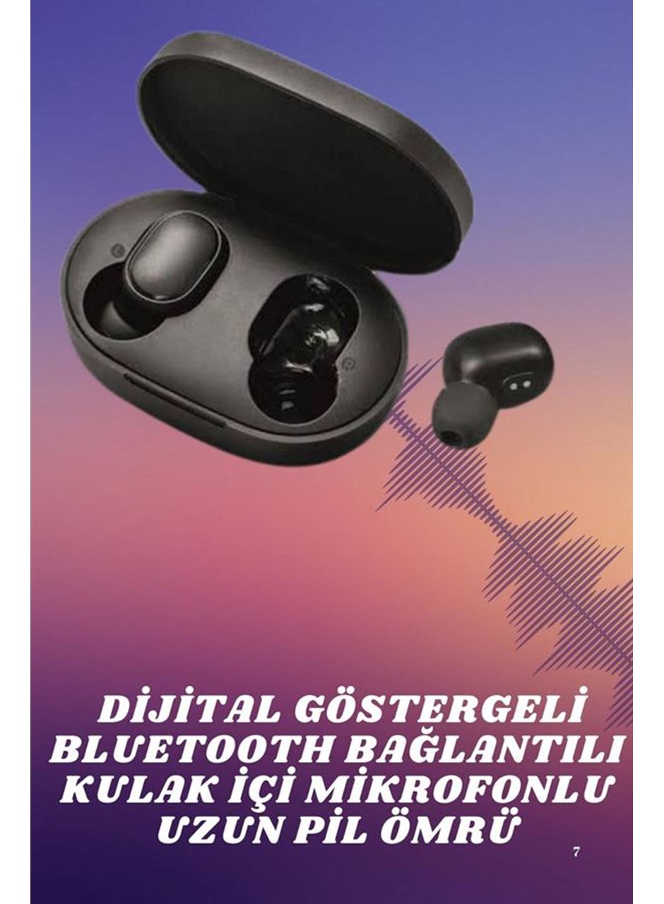 Kablosuz TWS Kulaklık Kulak İçi Mikrofonlu Bleuetooth Kulaklık Yüksek Ses Kaliteli