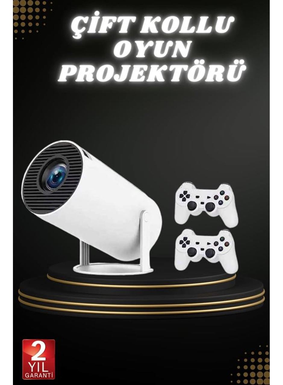 Taşınabilir Android Projeksiyon Ayaklı Çift Kollu 4K Çözünürlüklü Sinema Projeksiyonu