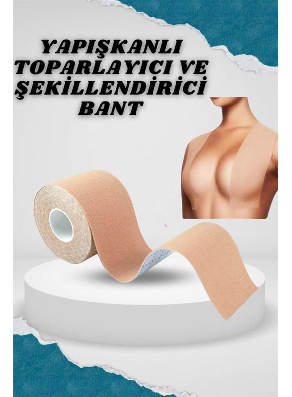 Toparlayıcı Göğüs Bandı Şekillendirici Ten Rengine Uygun Esnek Hassas Ciltlere Uygun