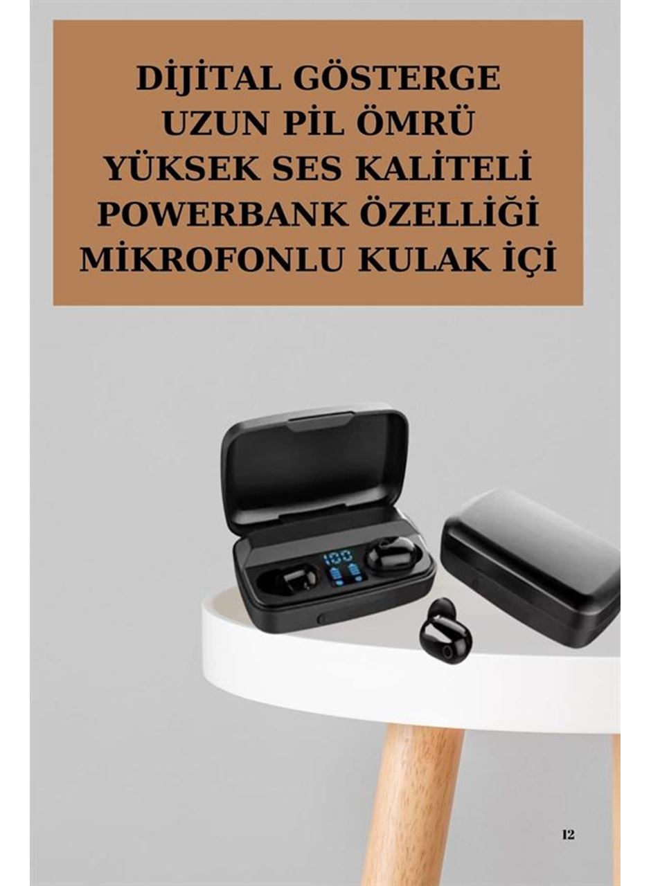 Yeni Nesil TWS Kablosuz Kulaklık Güçlü Batarya Yüksek Kalite Bluetooth 5.0 ANC Özelliği