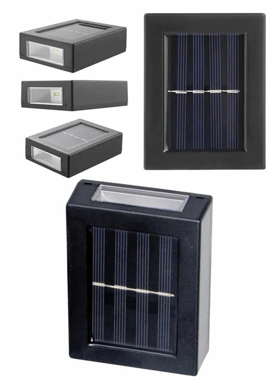 Solar Lamba Dekoratif Aplik Su Geçirmez Led Işıklı Duvar Lambası