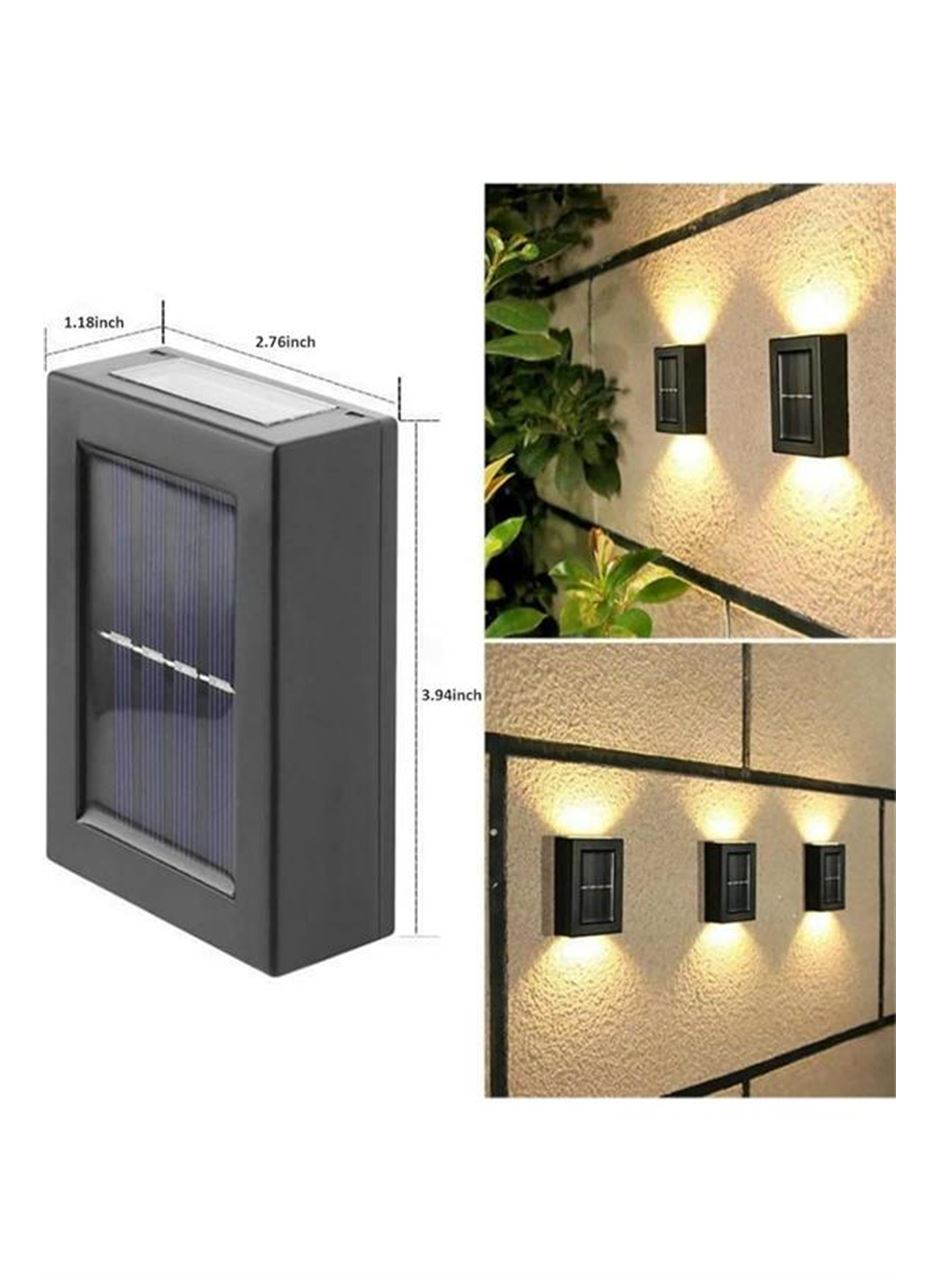 Dekoratif Duvar Lambası Solar Güneş Enerjili Bahçe Aydınlatması