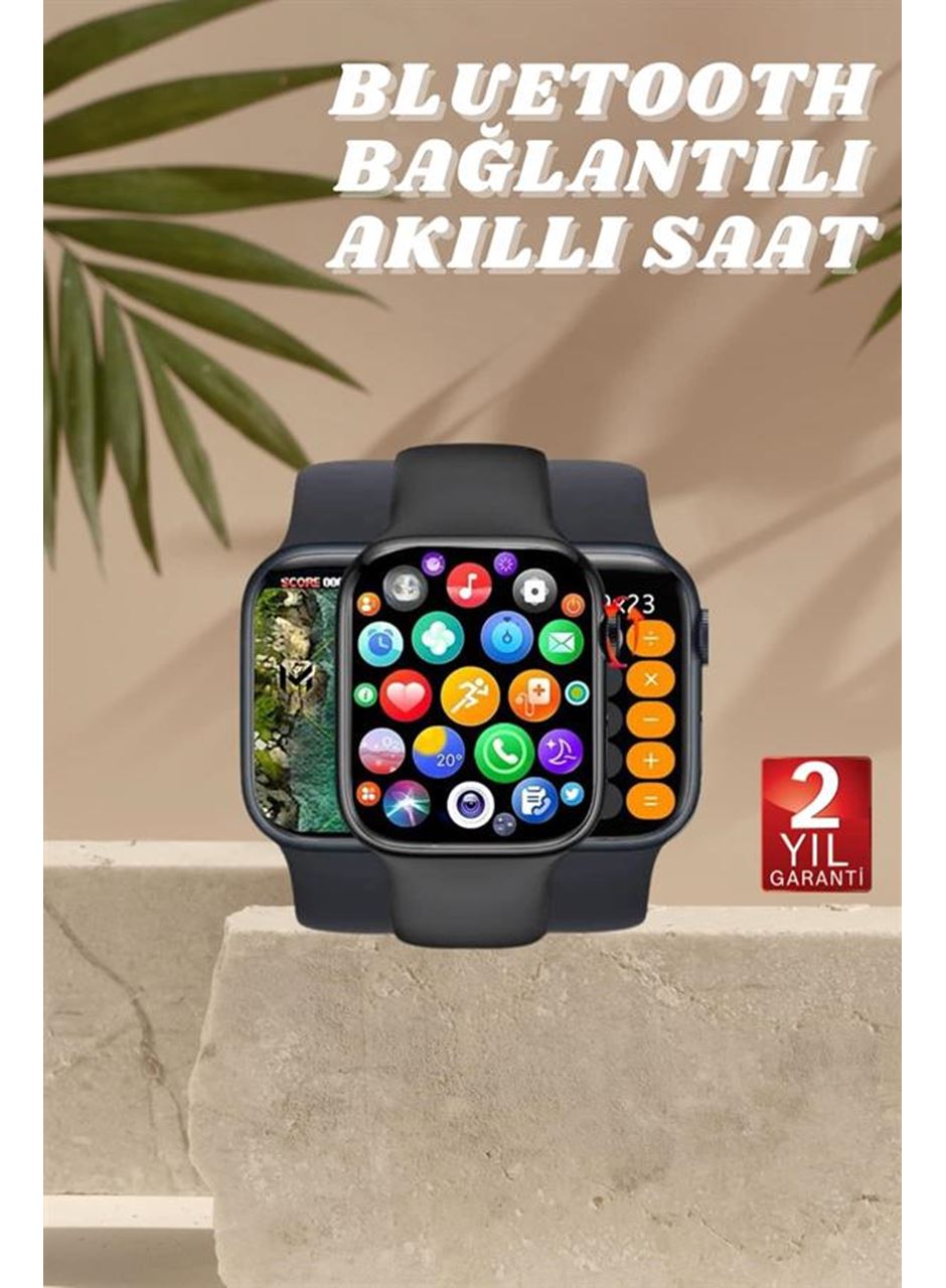 Akıllı Saat Nabız Ölçebilen Adımsayar Kalori Hesaplama Tema Değiştirme GPS Uyumlu