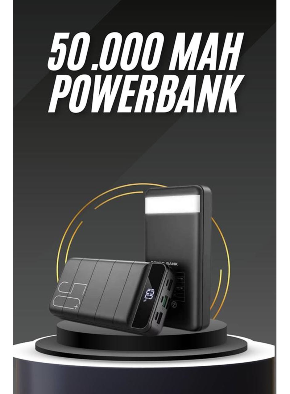 50.000 Mah Led Dijital Göstergeli USB Çıkışı Powerbank