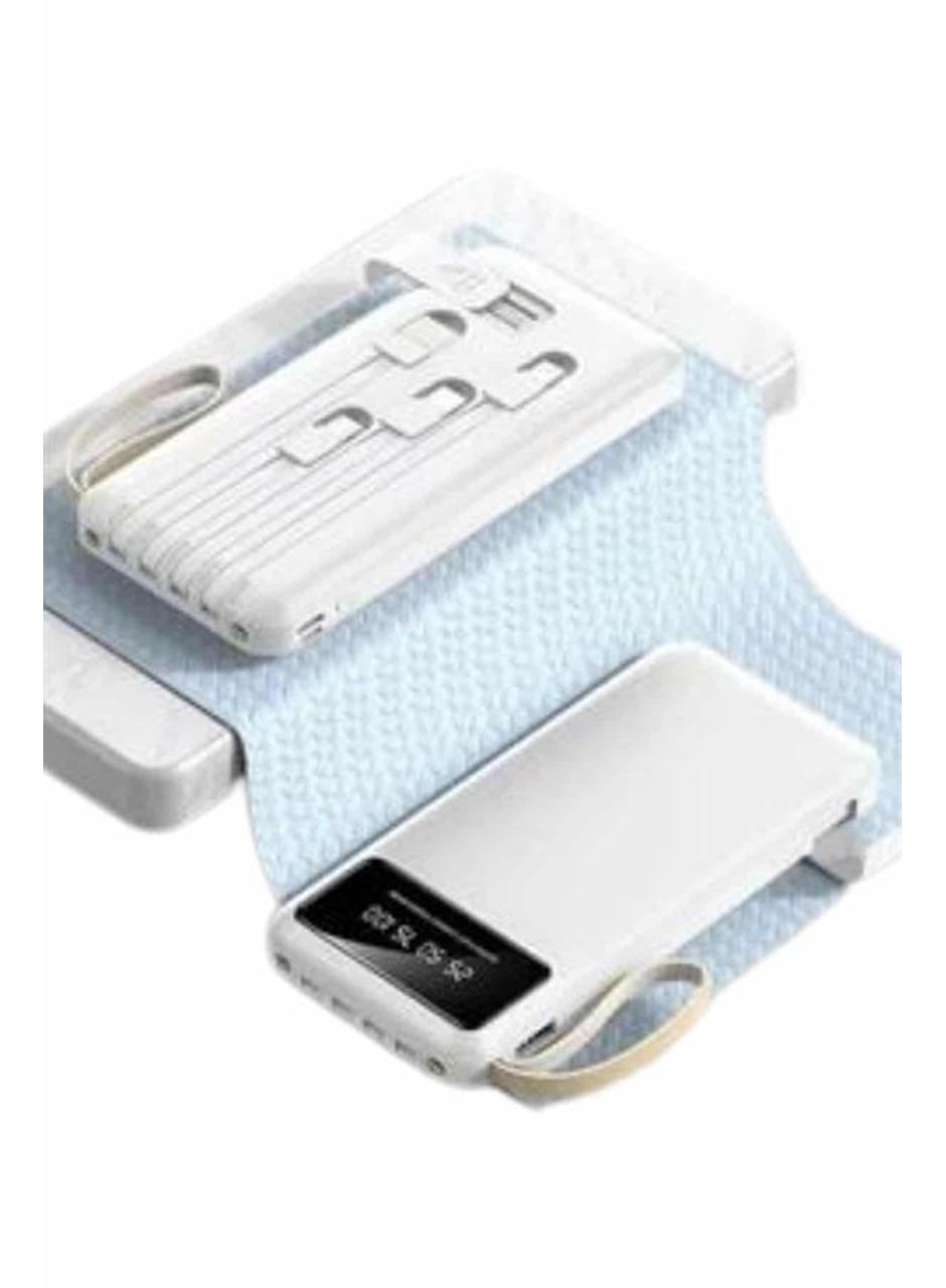 Powerbank Şarj Cihazı 4 Çıkışlı 20.000 MAH Powerbank Taşınabilir Çoklu Giriş