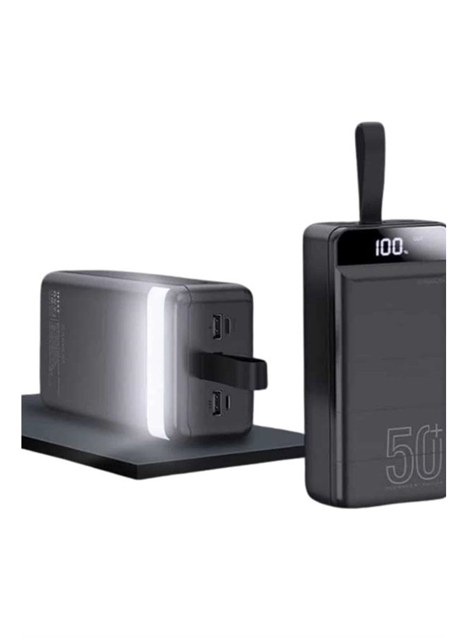 Powerbank Çoklu Şarj Girişi 50.000 Mah Taşınabilir Dijital Göstergeli