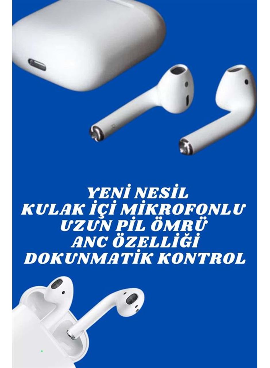 2.Nesil Yeni Model TWS Bluetooth Kulaklık Dokunmatik Kontrol Yüksek Ses Kaliteli