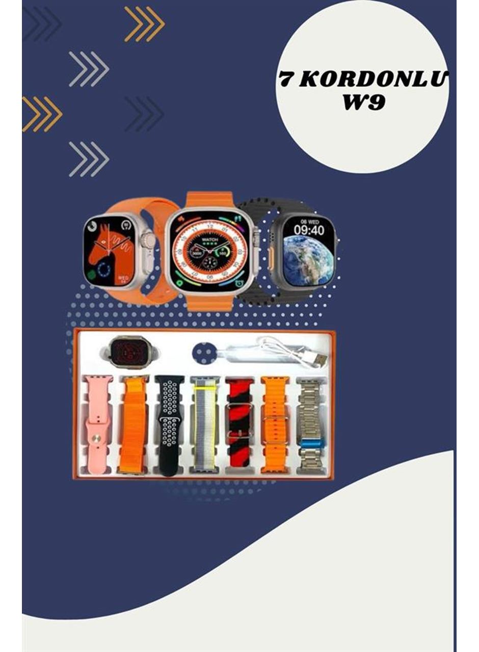 7 Kordonlu Akıllı Saat Ve 2.Nesil Kulaklık Yüksek Ses Kaliteli Uzun Pil Ömrü