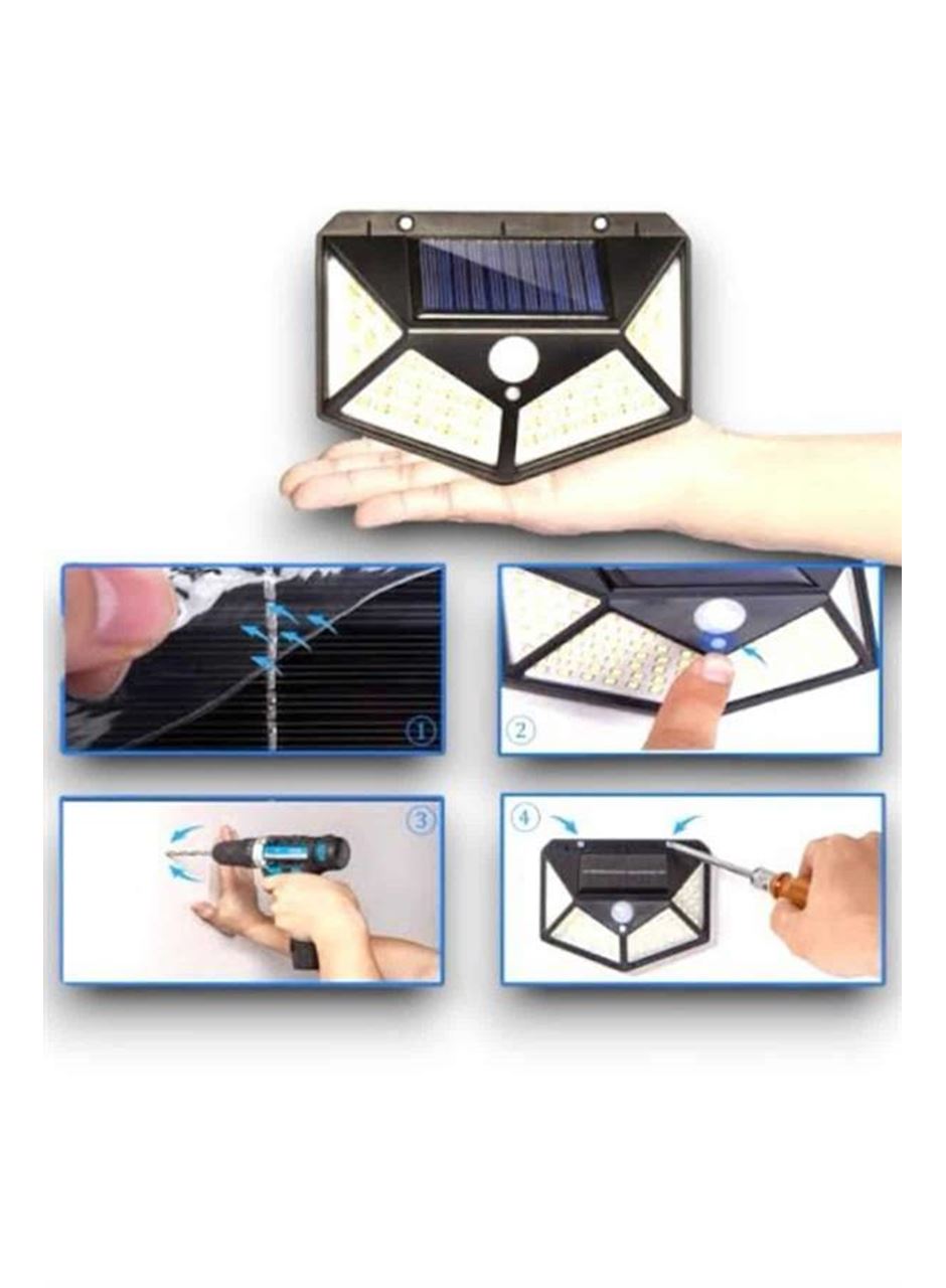 Güneş Enerjili Bahçe Lambası 100 Led Bahçe Lambası Bahçe Aydınlatma