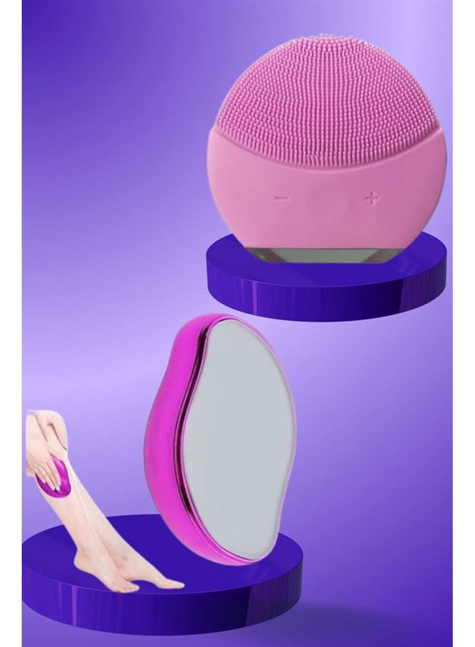 Crystal Eraser Epilasyon Aleti ve Titreşimli Yüz Temizleme Masaj Aleti