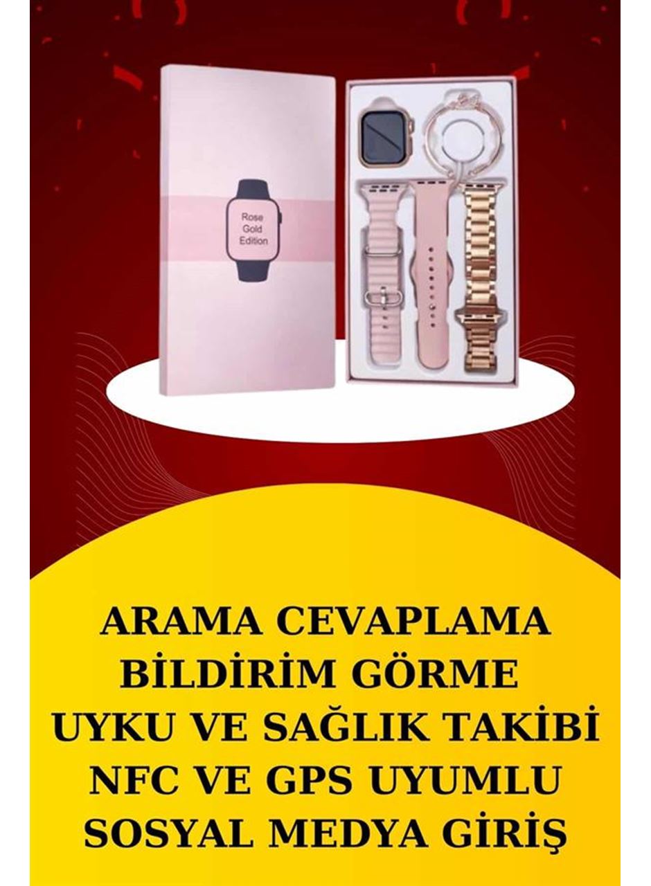 Wireless Şarjlı Akıllı Saat ve Dijital Göstergeli Kablosuz Bluetooth Kulaklık Nabız Ölçer