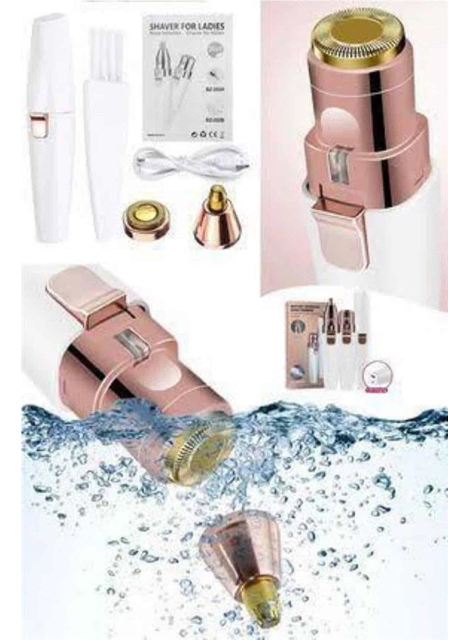 Kaş Burun Ve Yüz Epilasyon Aleti Kablosuz Şarjlı Kökten Alan Epilasyon Aleti