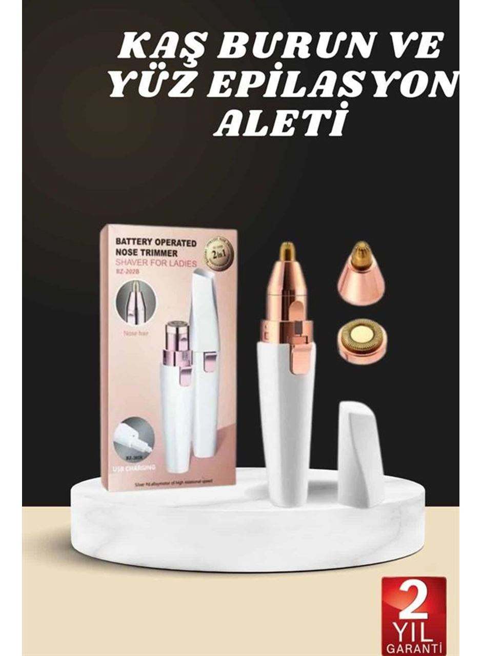 Kaş Burun Ve Yüz Epilasyon Aleti Kablosuz Şarjlı Kökten Alan Epilasyon Aleti
