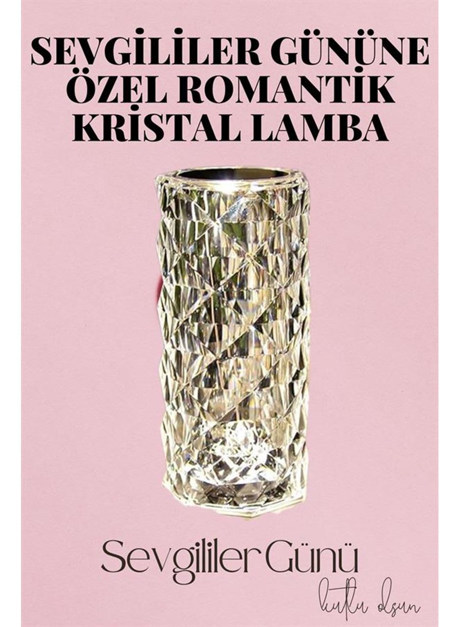 Sevgililer Gününe Özel Romantik Kristal Gece Lambası Sevgiliye Hediye