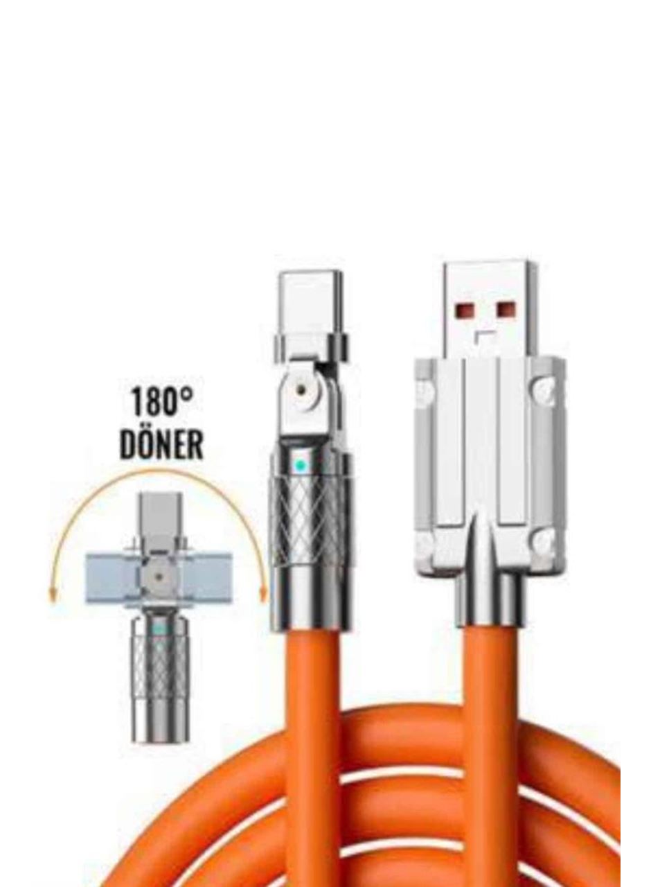 3 İn 1 Süper Hızlı Şarj Kablosu Android ve İOS Uyumlu Silikon Şarj Kablosu
