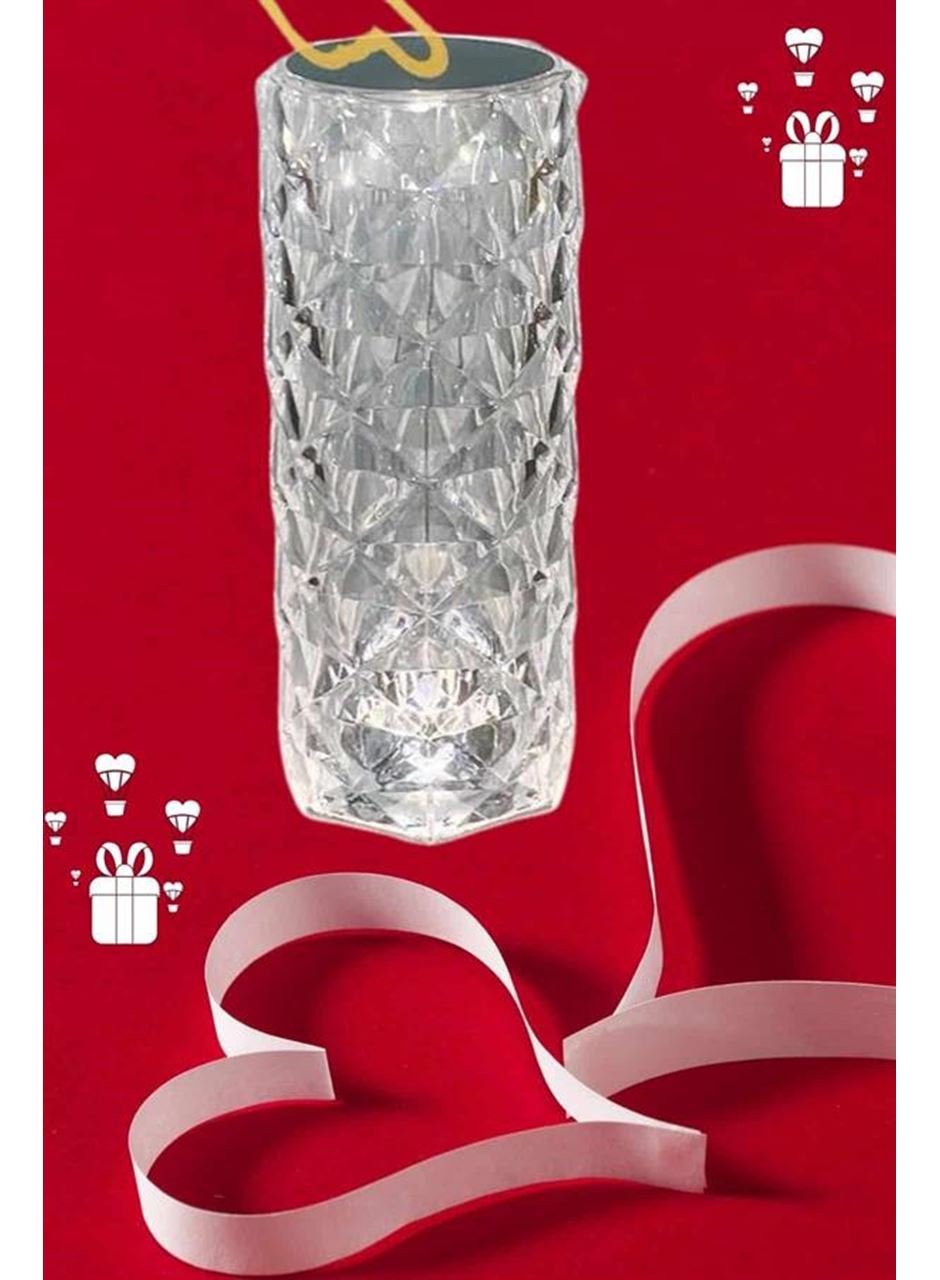 Sevgililer Günü İçin Hediye Kristal Lamba Sevgiliye Hediye USB Şarjlı Gece Lambası