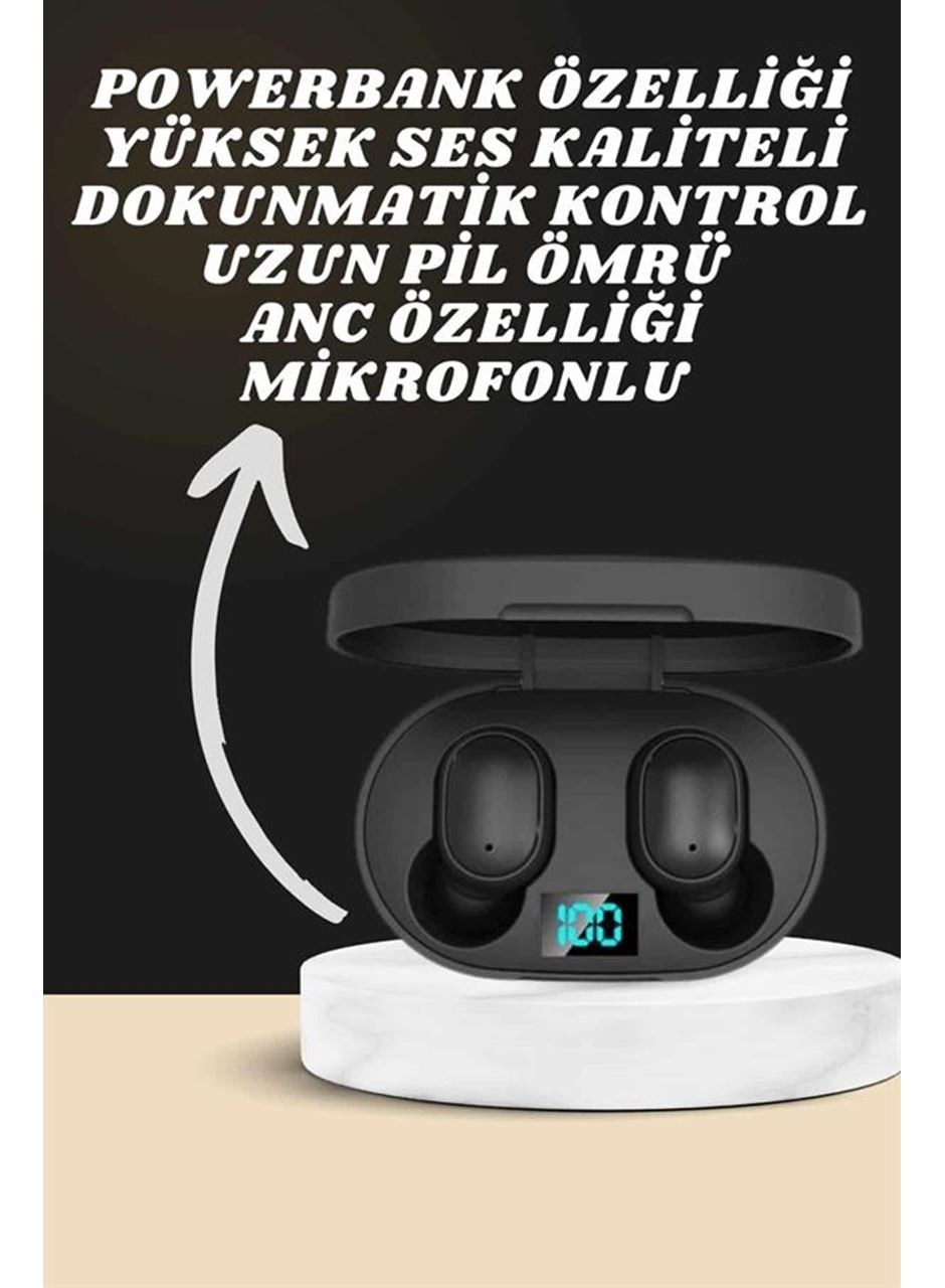 Dijital Göstergeli Kulaklık ve 7 Kordonlu Akıllı Saat Android ve İOS Uyumlu Uyku Takibi Sesli Görüşme