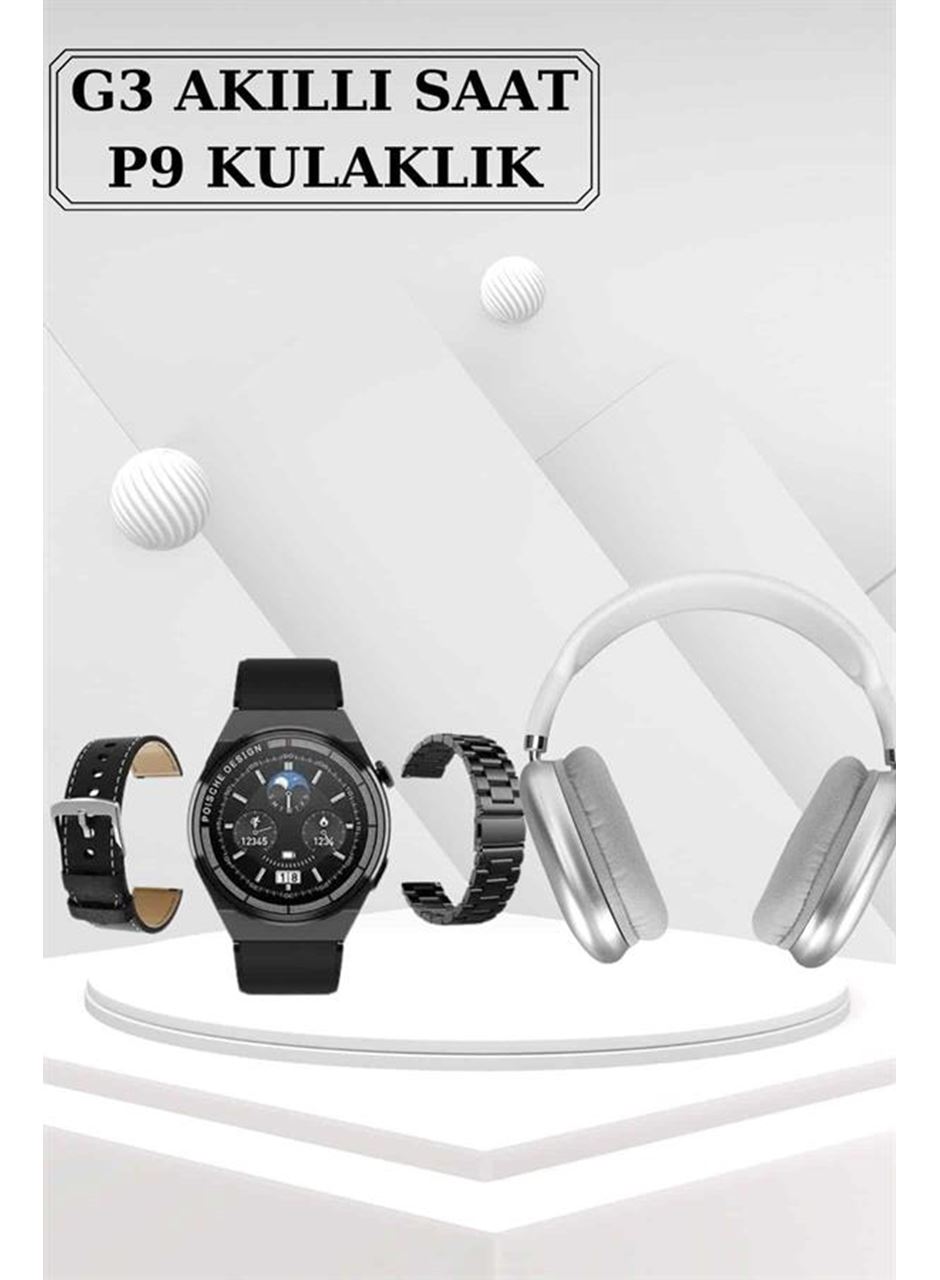 Yeni Nesil Sesli Görüşme Akıllı Saat ve Powerbank Çoklu Şarj Girişli Bluetooth Kulaklık Nabız Ölçer