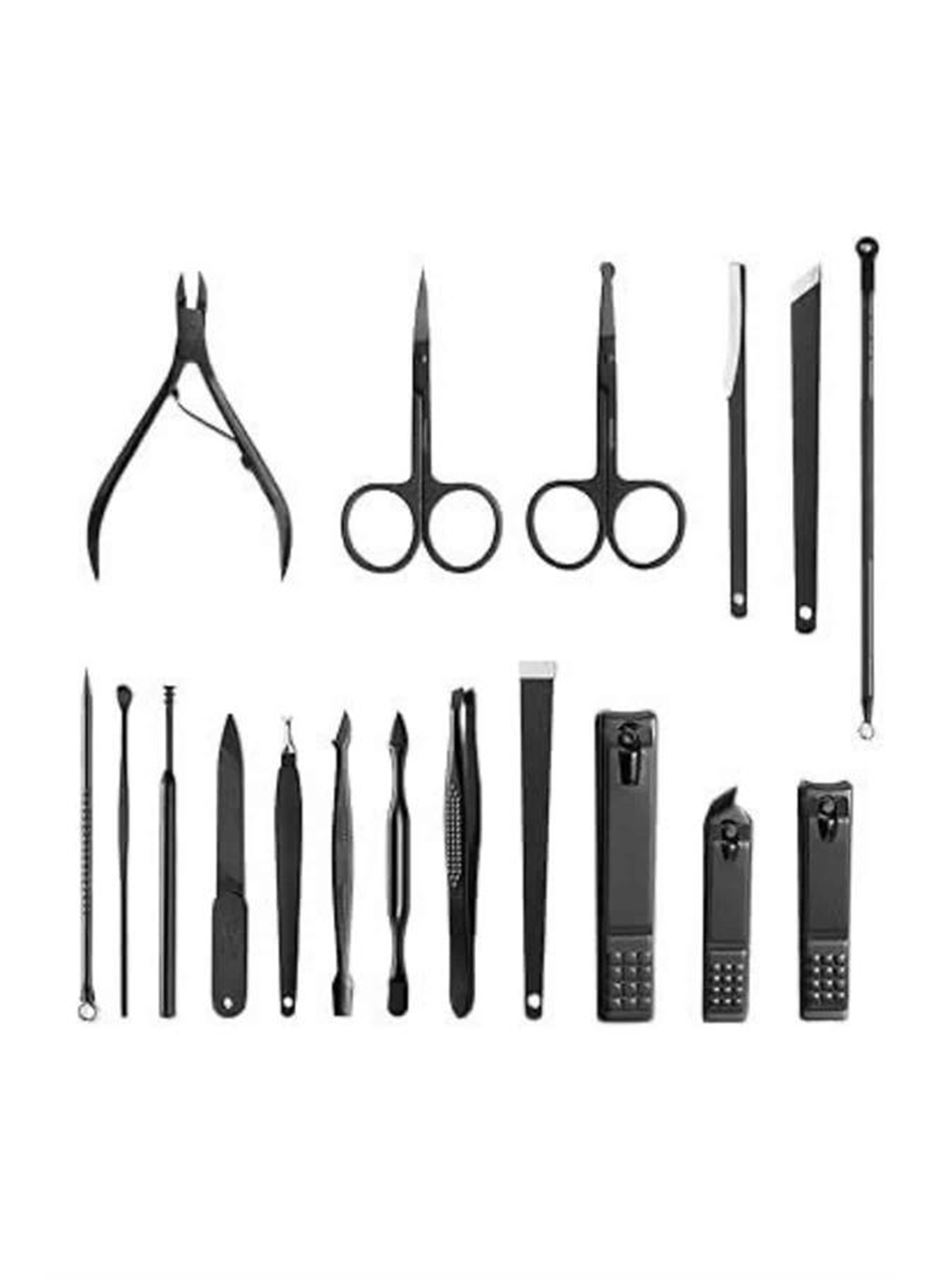 17 Parça Manikür Seti El ve Ayak Bakımı Törpü Cımbız Tırnak Temizleme