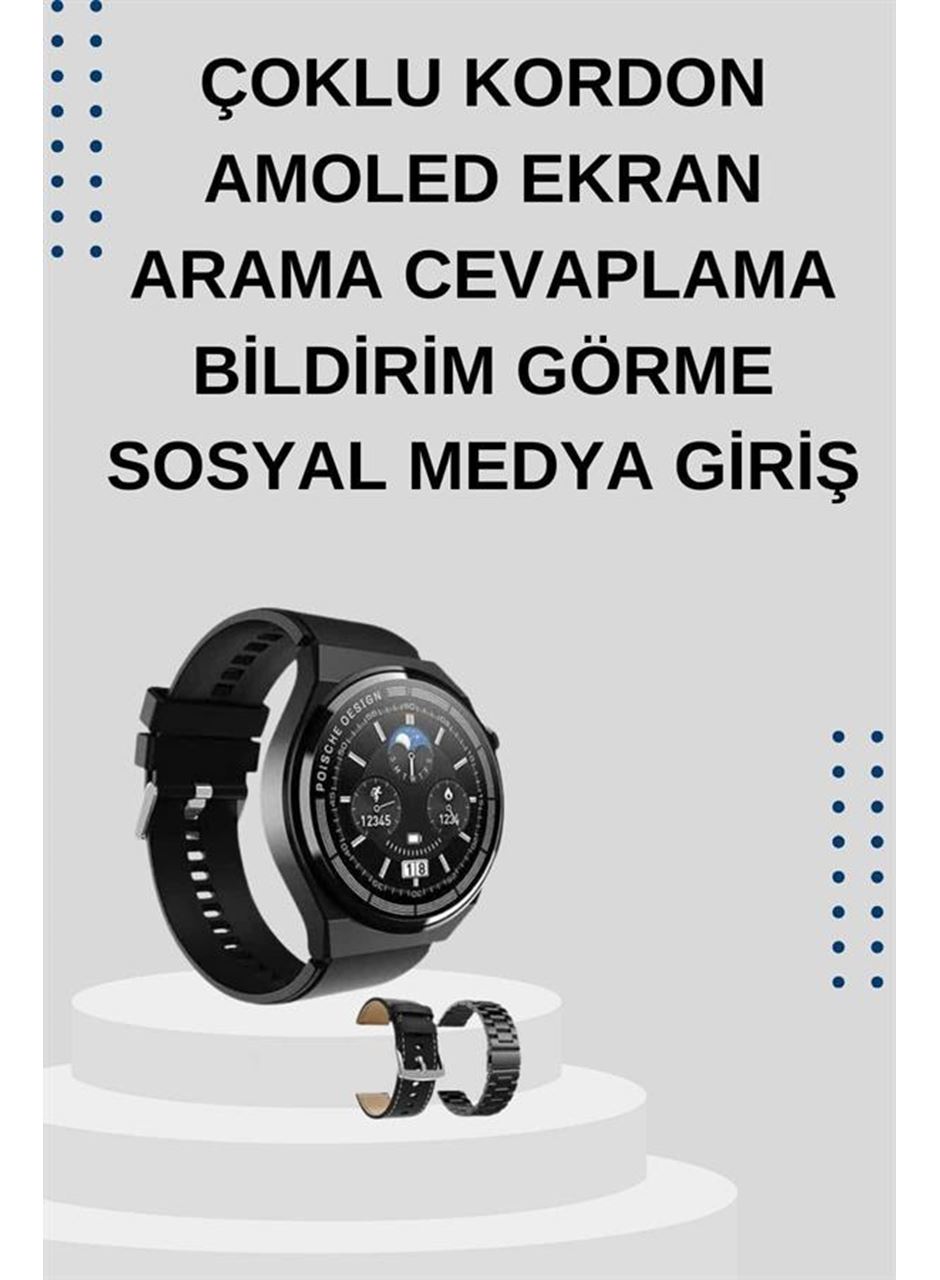 Yeni Nesil Sesli Görüşme Akıllı Saat ve Powerbank Çoklu Şarj Girişli Bluetooth Kulaklık Nabız Ölçer