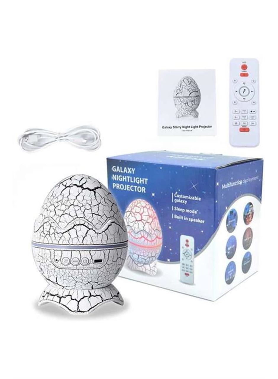 Yumurta Şeklinde Su Dalgalı Bluetooth Speaker Lamba Renkli Şarjlı