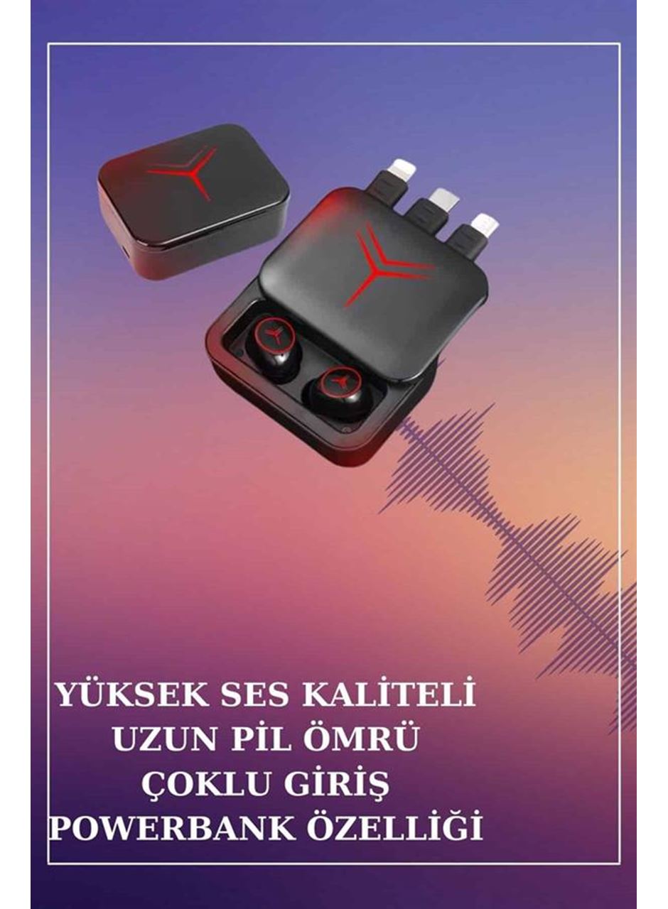 Ucuz Kaliteli Akıllı Saat ve Powerbank Bluetooth Kulaklık 5.1 Stereo ANC Özelliği