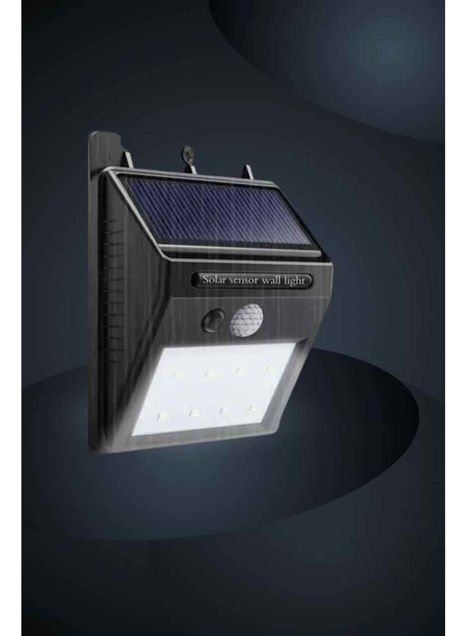 Bahçe Aydınlatma Sensörlü Güneş Enerjili Duvar Lambası 40 Led Işık