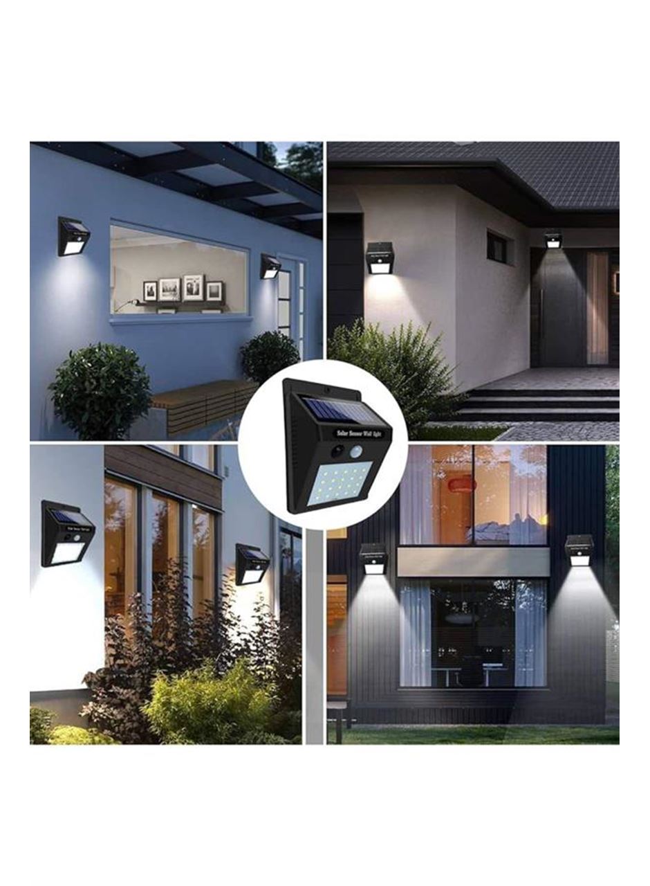 Güneş Enerjili Sensörlü Duvar Lambası Bahçe Lamba Suya Dayanıklı Bahçe Aydınlatma