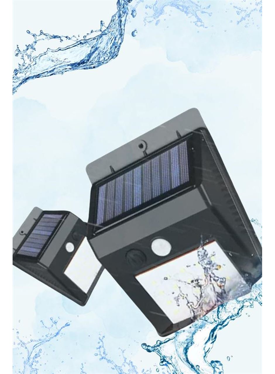 Güneş Enerjili Sensörlü Duvar Lambası Bahçe Lamba Suya Dayanıklı Bahçe Aydınlatma