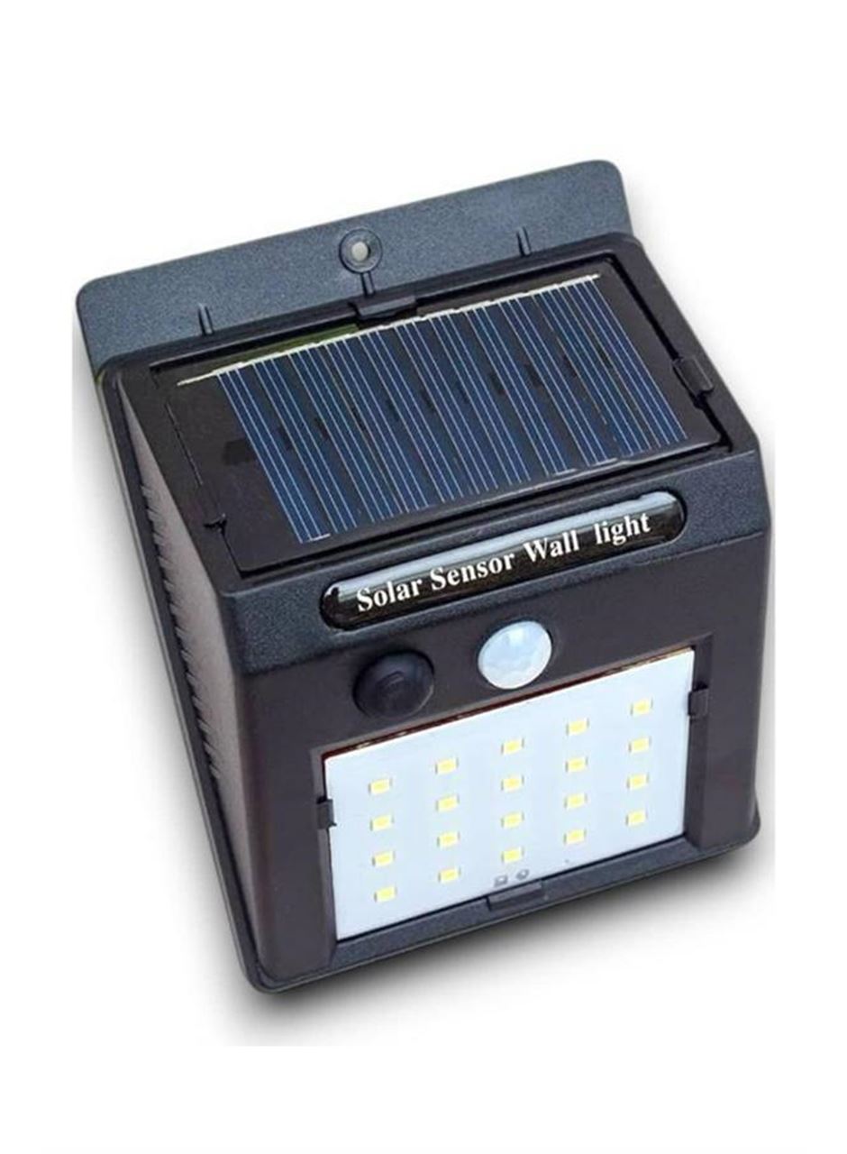 Solar Sensörlü Duvar Lambası Bahçe Lamba 20 Led Işık