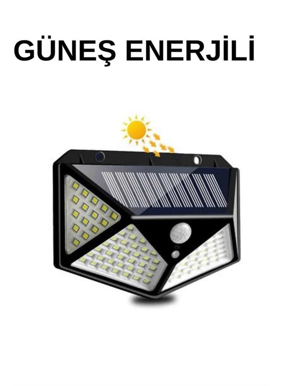 Solar Sensörlü Duvar Lambası Bahçe Lambaso Parlak Beyaz Işık Suya Dayanıklı