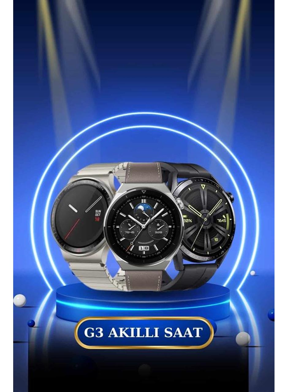 Kablosuz Bluetooth Bağlantılı Kulaklık ve Dokunmatik Ekran Akıllı Saat Arama Cevaplama