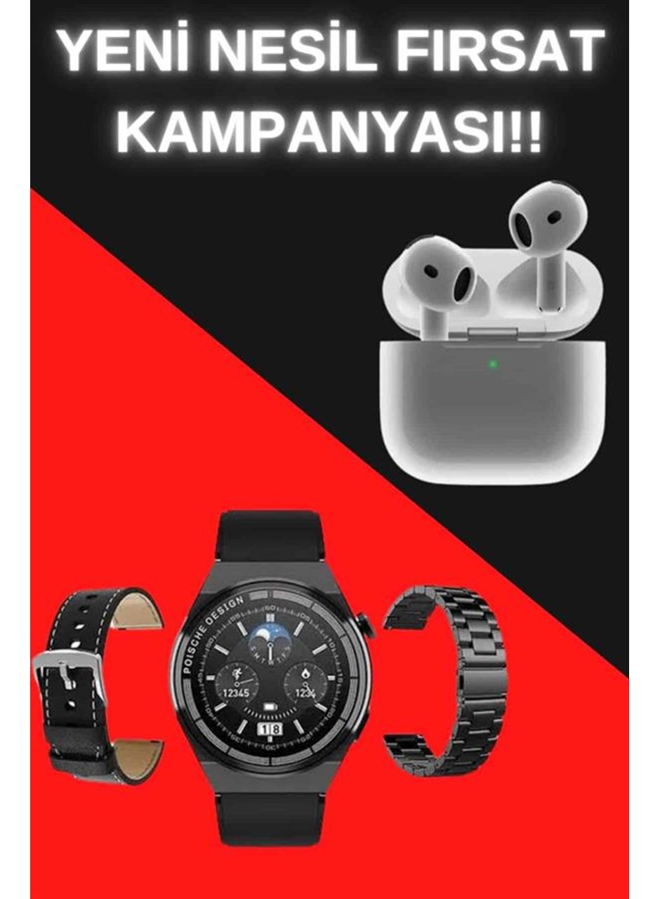 Akıllı Saat ve Kulaklık Seti Bildirim Görme Arama Cevaplama ANC Özelliği