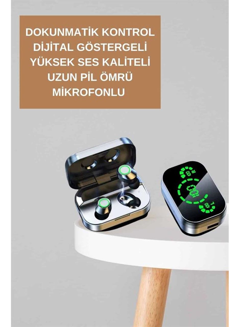 Dokunmatik Akıllı Saat Yeni Nesil Kulaklık Kampanyası Bluetooth Bağlantılı ANC Özelliği