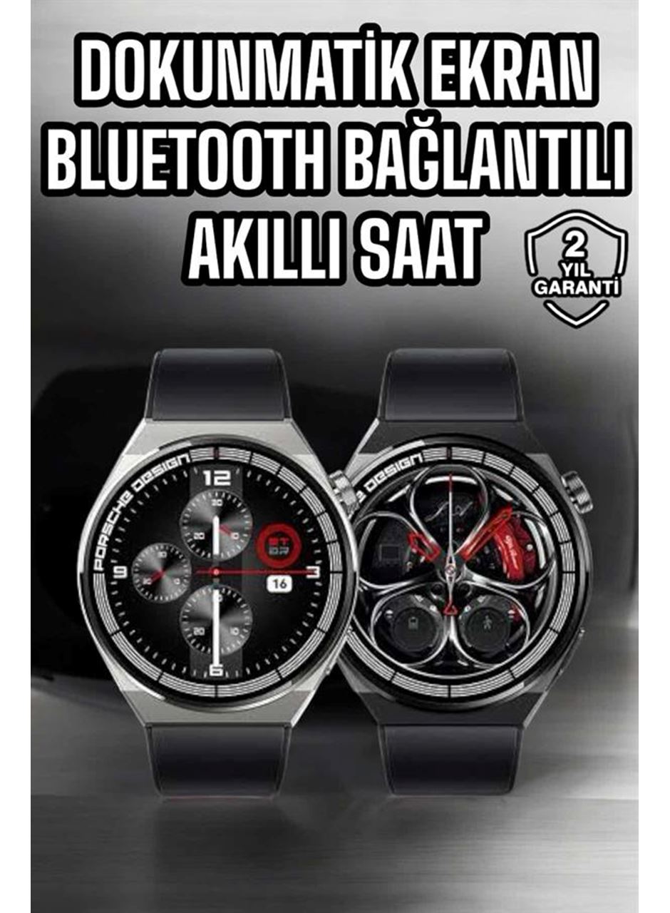 Akıllı Saat Dokunmatik Ekran Sesli Görüşme ve Bildirim Görme Sağlık Takibi