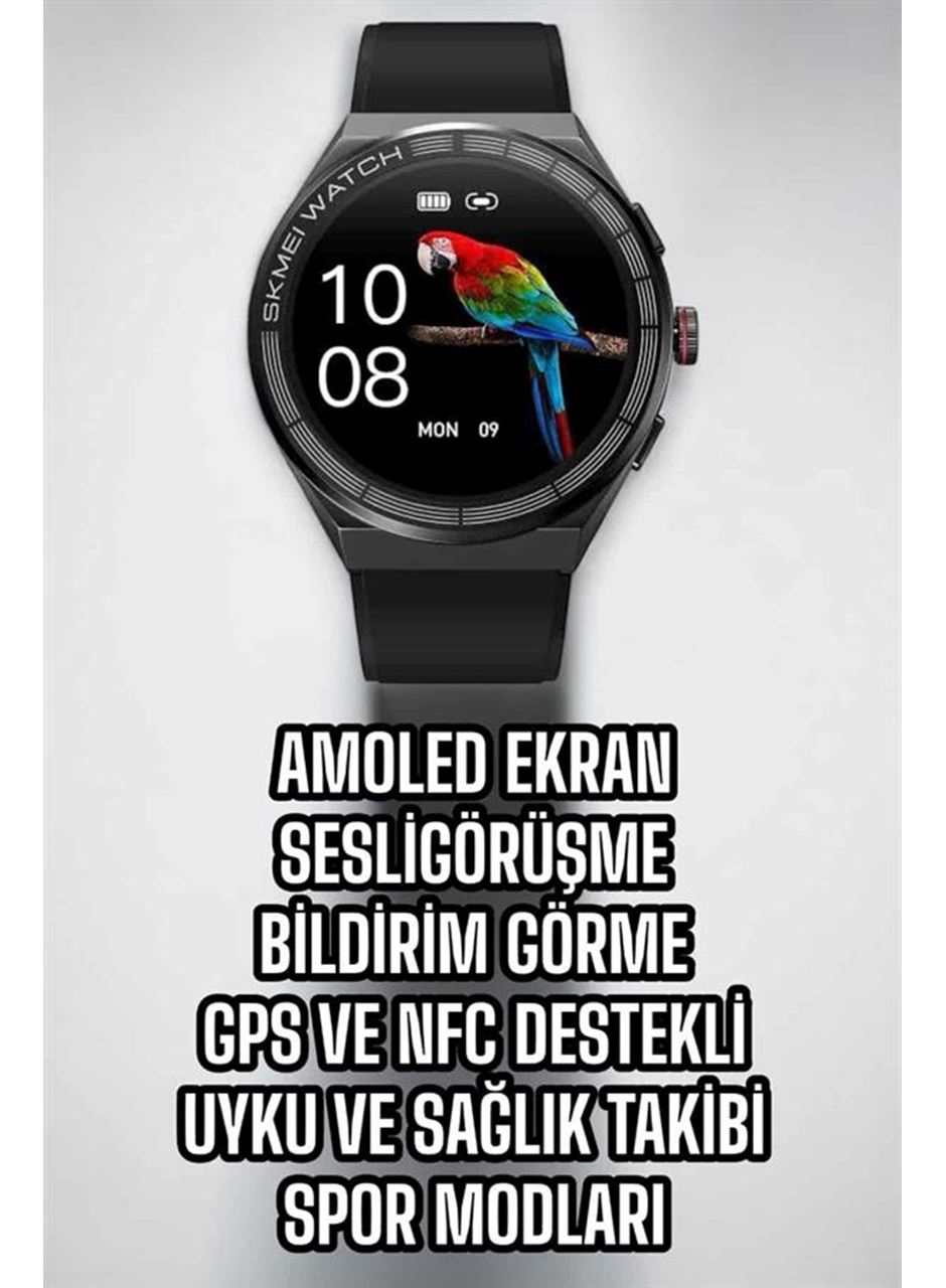 Akıllı Saat Dokunmatik Ekran Sesli Görüşme ve Bildirim Görme Sağlık Takibi