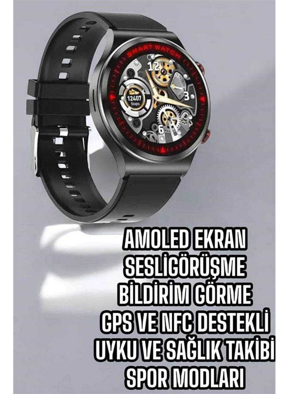 Bluetooth Bağlantılı Akıllı Saat Tüm Telefonlara Uyumlu Değiştirilebilir Kordon