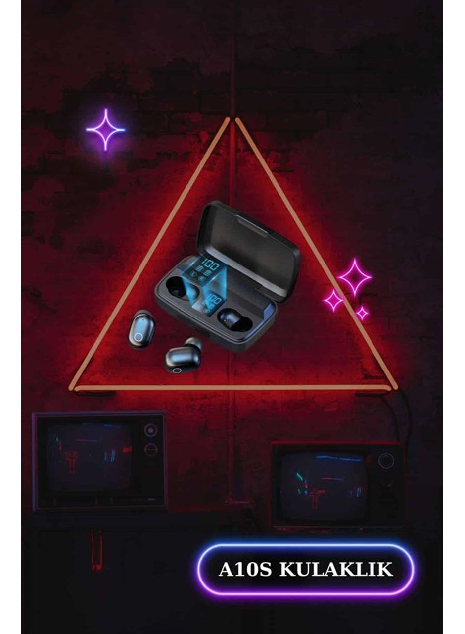 Kablosuz Bluetooth Kulaklık ve Kordon Hediyeli Akıllı Saat Nabız Ölçer Uzun Pil Ömrü