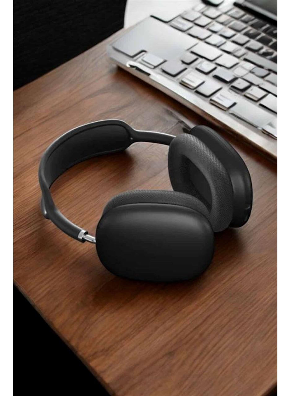 P9 Plus Kulaklık Siyah Bluetooth Bağlantılı Kulak Üstü Kablosuz ANC Özelliği