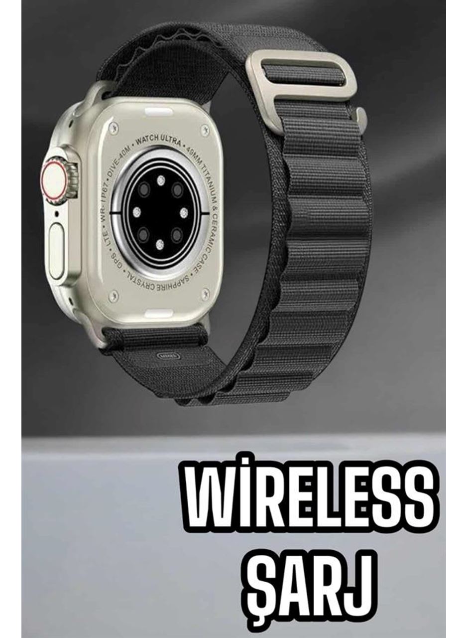 Bluetooth Bağlantılı Akıllı Saat Tüm Telefonlara Uyumlu Değiştirilebilir Kordon
