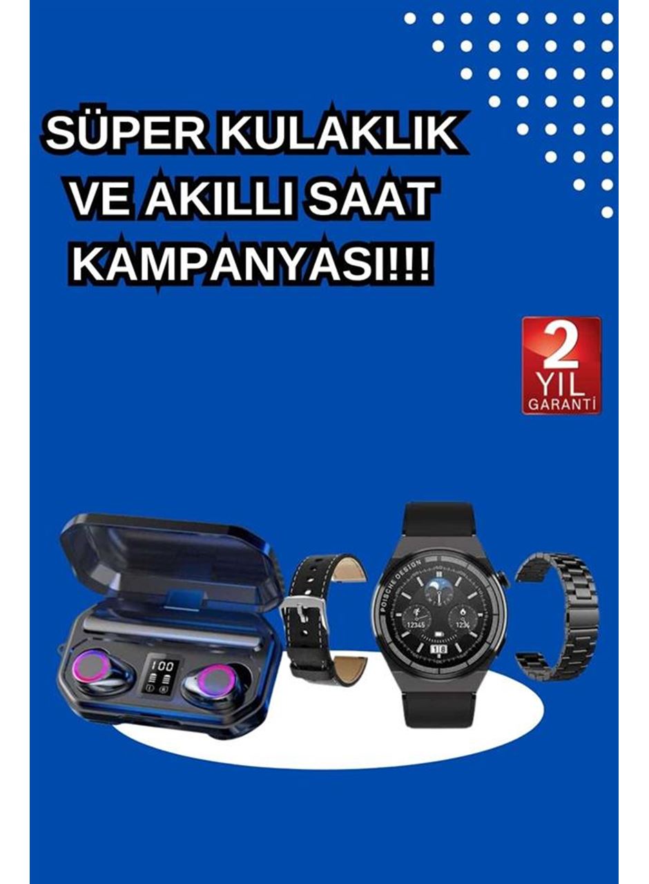 Yeni Nesil Kampanyası Bluetooth Bağlantılı Akıllı Saat ve Kablosuz Kulaklık Dijital Göstergeli
