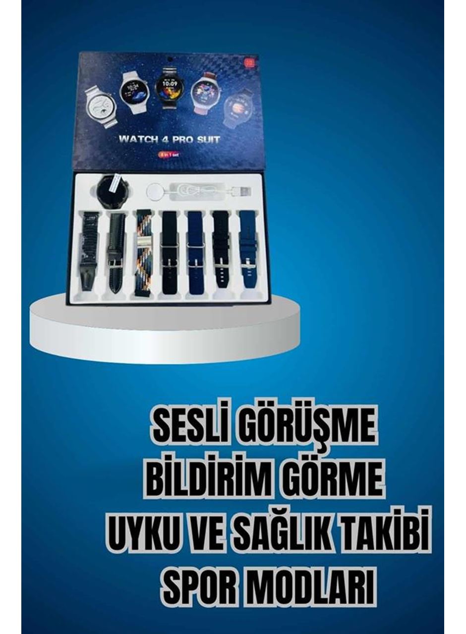 Ucuz Kaliteli Yeni Nesil 7 Kordonlu Akıllı Saat ve Kablosuz Bluetooth Kulaklık ANC Özelliği