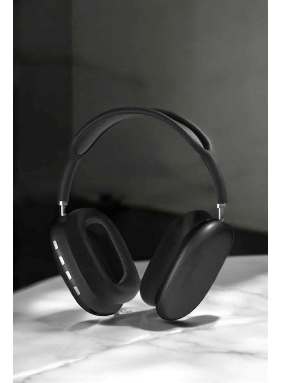 P9 Plus Kulaklık Siyah Bluetooth Bağlantılı Kulak Üstü Kablosuz