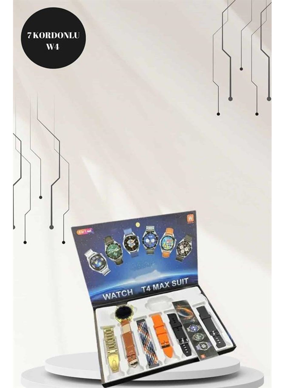 Powerbank Bluetooth Kulaklık Ve Akıllı Saat 7 Kordonlu Metal Kordon Plastik Kordon