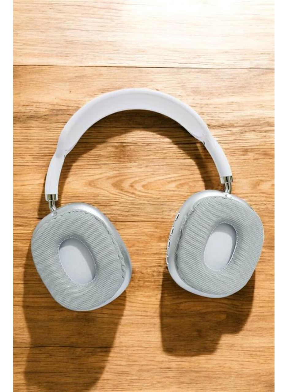 P9 Plus Kablosuz Kulak Üstü Bluetooth Kulaklık Beyaz Mikrofonlu Kulaküstü Kablosuz Kulaklık