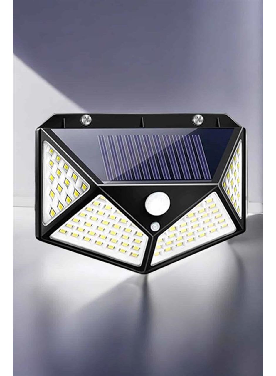 Güneş Enerjili Bahçe Aydınlatma Lambası Solar 100 Led Lamba